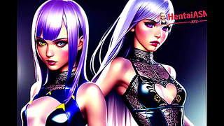 Cyber Beauties Whisper Pleasures in Sultry ASMR Hentai Dreamscape