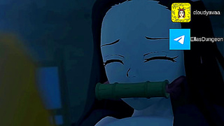 Nezuko Lures Zenitsu into a Steamy Night of Forbidden Desire in Demon Slayer