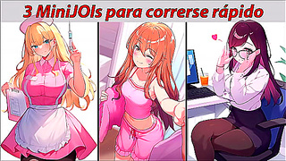 Naughty Nurse GF Tempts You Before Taking Every Drop in Hot Hentai JOI