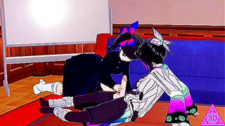 Shinobus Dark Transformation Ignites Hot Demon Desires in Kanao Tale