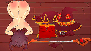 Megumin Desperately Craves Ecstasy in Hot KonoSuba Hentai Tryst