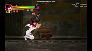 Airi Tempts the Lone Miner in Hot Hentai RPG Encounter