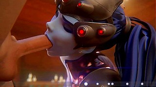 Overwatch FF Heroes Share Steamy Blowjob Moments in Horny Hentai Fantasy