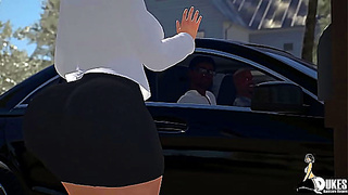 Massive Black Cock Claims His Next in Hot Animated Fuck Fest