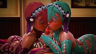 Two Teen Girls Explore Forbidden Desires in Vivid 3D Hentai Fantasy