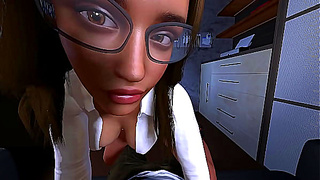 Hot Secretary Temptation in Steamy Office Tryst – 3D Hentai Desire