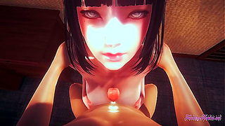 Hinata Tempts Naruto with Luscious curves Sultry Oral Bliss in 3D Heat