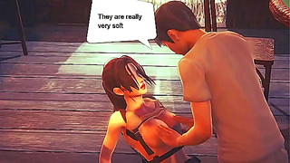 Lara Crofts Busty Cosplay Teases Tempts in Horny Hentai Fantasy