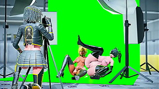 Electric Lust Ignites in Futuristic Futanari Fantasy Encounter