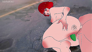 Kana Arimas First Time at the Pump – A Steamy Hentai Encounter unfolds