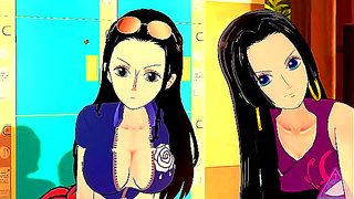 Boa Hancock Nami Tempt Fans with Hot One Piece Hentai Encounter