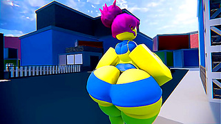 NoobGirl Discovers Forbidden Pleasures in Hot Roblox Hentai Adventure