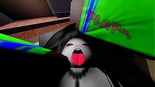 Curvy Latina Rides Massive BBC Cock in Hot Roblox Fantasy Tale