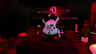 Blonde Quester Hungers for Big Black Cock Adventures in Roblox World