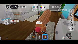 Shely Takes My Dick, Then I Feast On Her Ass in Roblox Funhouse RP