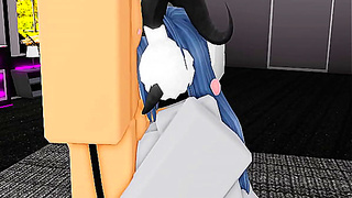 Two Babes Collide in Sensual Roblox Fantasy Full of Pleasure Heat