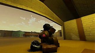 Black Beauty Explores Forbidden Desires on a Wild Roblox Train Rodeo