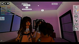 Friends Ambush Him with Hot Threesome Action in Roblox Brookhaven RP