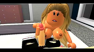 Busty Roblox Babe Tempts Gamer into Hot Virtual Affair