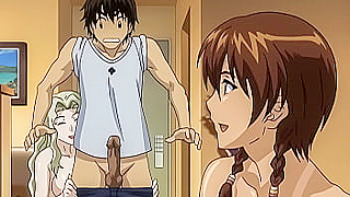 Stepsisters Tempt Their Younger StepBrother in Hot Lesbian Hentai Action – Uncensored