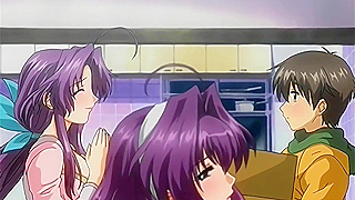 Curvy MILF Teases Naughty Boy with Hot Blowjob – Wild Hentai Scenes (Eng)