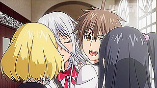 Schoolgirls Seduce Strict Sensei in Hot Classroom Fantasy Roleplay