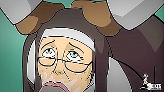 Ebony Stallion Claims Willing Nun Milf in Steamy Hentai Encounter