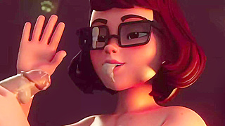 Velmas Busty Curves Ignite Hot Tryst with Friends in Hanna-Barbera X-Rated Tale