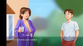 Steamy Laundry Room Confession: Busty Stepmom Seduces in Hot Hentai Drama