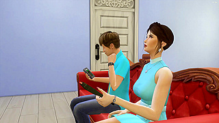 Stepmom Seduces Lonely Stepson in Forbidden Hotel Tryst