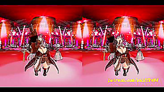 NoeLa Dances Sensually in VR180 MMD HoloLive Fantasy World