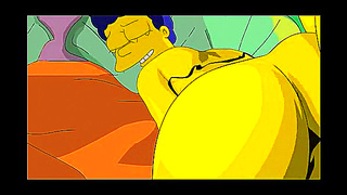 Marge Simpson Seduces Homer in Steamy Animated Encounter