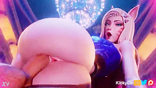 Ahri KDA Seduces Her Lover in Hot 3D Hentai Fantasy Filled With Lust