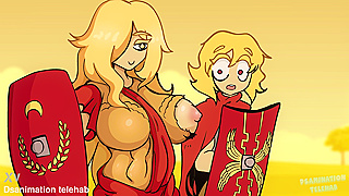 Empress Fights Forbidden Desire in Sensual Roman Battle Fantasyy