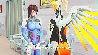 Overwatch Heroes Collide in Steamy Anime-Fueled Passion Ride