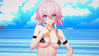 Star Rail Seductresses Entwine in Fiery MMD Fantasy Rendezvous