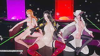 Boa Hancock Nami Heat Up the Sheets with Sensual Nights - Naughty Lesbian Fun