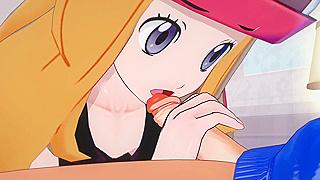Clemonts Hot Pokmon Journey Sparks Steamy Lust with Serena Under Stars
