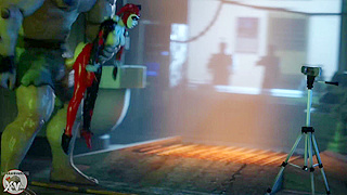 Harley Quinns Steamy Anime Tryst Ignites Forbidden Lust