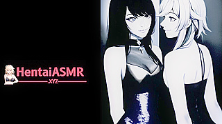 Lesbian Lovers Ignite Passionate Kisses in Sultry Hentai Dreams