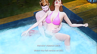 Peggy Indulges Forbidden Cravings in Hot 3D Animated Tryst