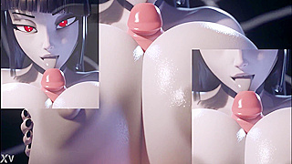 Busty Seductress Tempts Hero into Steamy Blowjob Fantasy Adventure