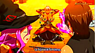 Elfa Devoured by Two Cocks in Steamy Anal Oral Hentai Threesome