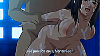 Busty Teen Pleasured by Two Guys in Steamy Spanish Hentai Flick