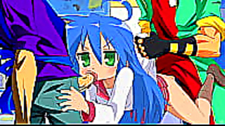 Konata Pleasures Two Horny Guys in Steaming Hentai Threesome Action