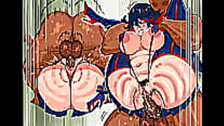 Anime Beauty Seduces With Blowjob Before Hot Double Penetration Creampie