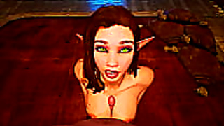 Elven Goddess Rides Hard from Mouth to Aching Ass in Stunning 3D Sex Saga