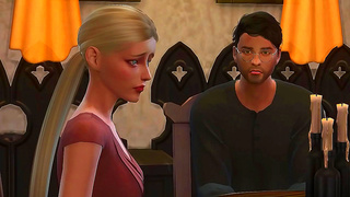 Fleur Seduces Harry in Hot Sims 4 Magical Encounter – Sparks Fly