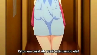 Gorgeous Anime Babe Filled With Hot Cum In Every Steaming Hole