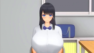 Curvy Beauty Takes Control in Steaming Hentai Blowjob Fantasy